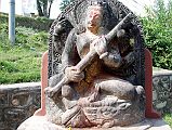 31 Kathmandu Gokarna Mahadev Temple Saraswati Goddess Of Knowledge and Music Statue 